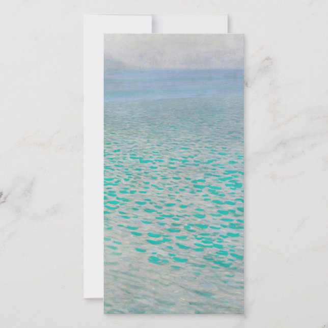 Gustav Klimt - Attersee Feiertagskarte (Vorderseite)