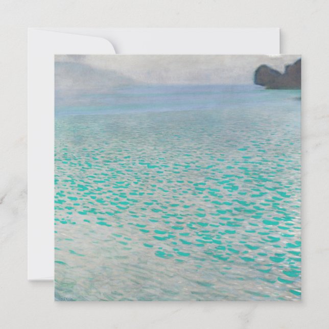 Gustav Klimt - Attersee Feiertagskarte (Vorderseite)