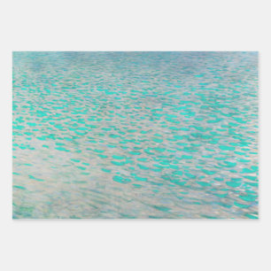 Gustav Klimt - Attersee Geschenkpapier Set