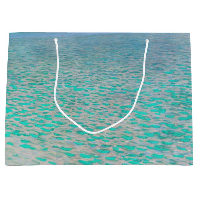 Gustav Klimt - Attersee Große Geschenktüte (Vorderseite)