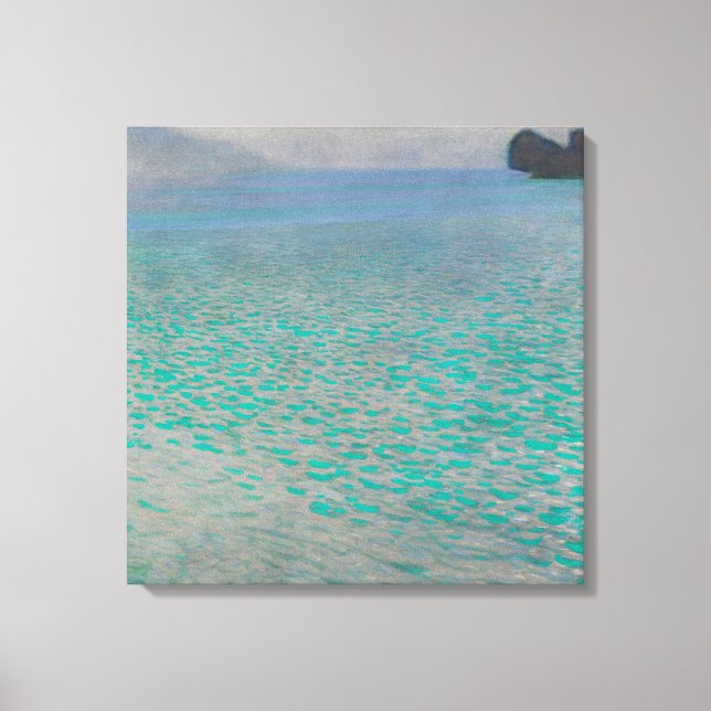 Gustav Klimt Attersee Leinwanddruck (Vorderseite)