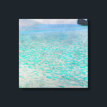 Gustav Klimt - Attersee Leinwanddruck<br><div class="desc">Attersee - Gustav Klimt,  Öl auf Leinwand,  1910</div>