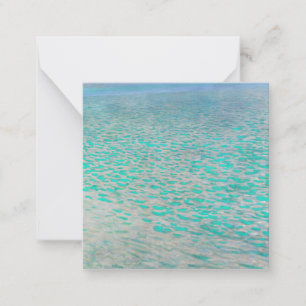 Gustav Klimt - Attersee Mitteilungskarte