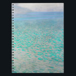 Gustav Klimt - Attersee Notizblock<br><div class="desc">Attersee - Gustav Klimt,  Öl auf Leinwand,  1910</div>