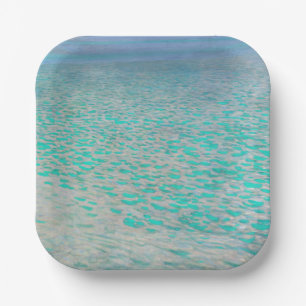 Gustav Klimt - Attersee Pappteller