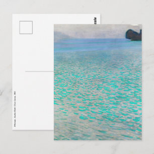 Gustav Klimt - Attersee Postkarte