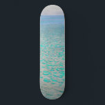 Gustav Klimt - Attersee Skateboard<br><div class="desc">Attersee - Gustav Klimt,  Öl auf Leinwand,  1910</div>