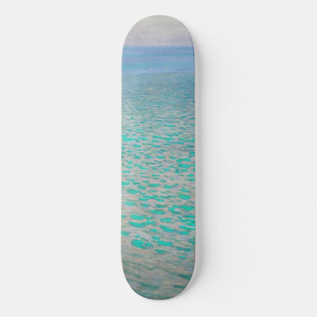Gustav Klimt - Attersee Skateboard (Vorderseite)