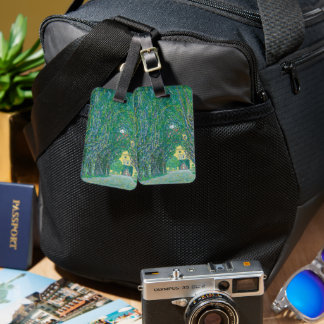 Gustav Klimt: Avenue of Schloss Kammer Park Gepäckanhänger