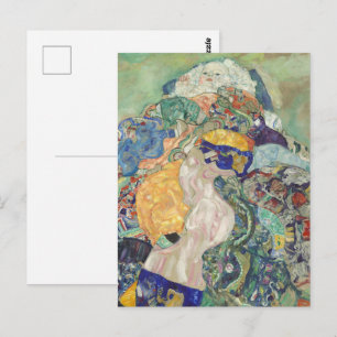 Gustav Klimt - Baby (Cradle) Fine Art Postkarte