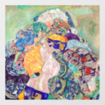 Gustav Klimt - Baby / Wiege Fensteraufkleber<br><div class="desc">Baby / Cradle - Gustav Klimt,  Öl auf Leinwand,  1917-1918</div>