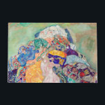 Gustav Klimt - Baby / Wiege Fußmatte<br><div class="desc">Baby / Cradle - Gustav Klimt,  Öl auf Leinwand,  1917-1918</div>