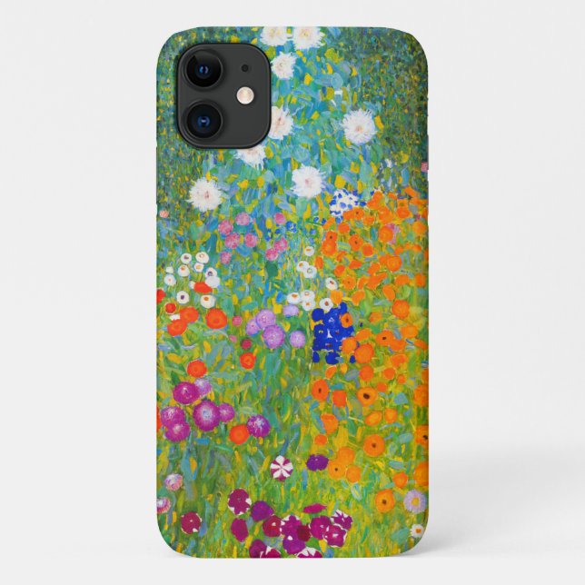 Gustav Klimt Bauerngarten Fantastische Bergwelten Case-Mate iPhone Hülle (Rückseite)