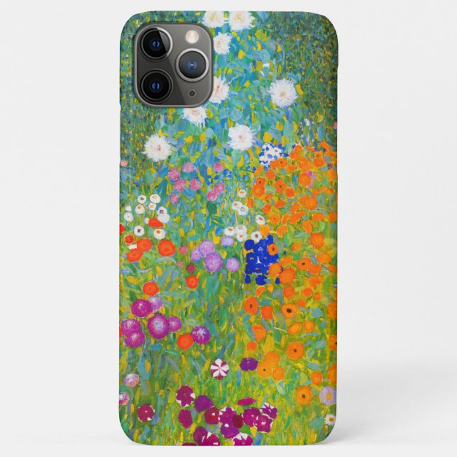 Gustav Klimt Bauerngarten Fantastische Bergwelten Case-Mate iPhone Hülle (Rückseite)