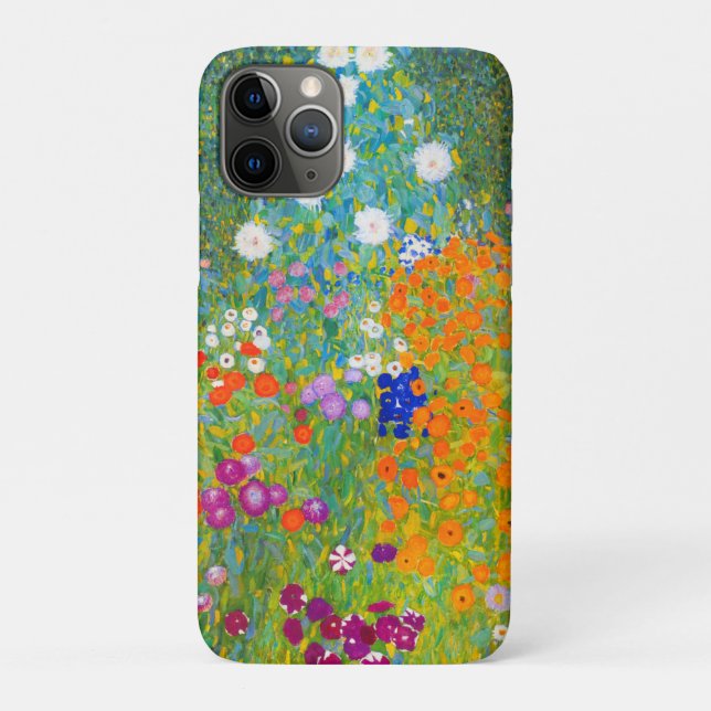 Gustav Klimt Bauerngarten Fantastische Bergwelten Case-Mate iPhone Hülle (Rückseite)