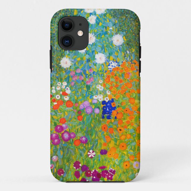 Gustav Klimt Bauerngarten Fantastische Bergwelten Case-Mate iPhone Hülle (Rückseite)