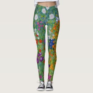 Gustav Klimt Bauerngarten Fantastische Bergwelten Leggings