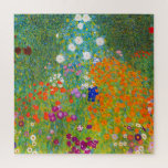 Gustav Klimt Bauerngarten Fantastische Bergwelten Puzzle<br><div class="desc">Gustav Klimt Bauerngarten Blumengarten Schöne Kunst Jigsaw Puzzle.</div>