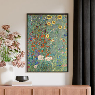 Gustav Klimt Bauerngarten mit Sonnenblumen (1907) Leinwanddruck