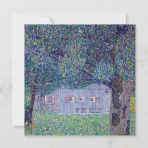 Gustav Klimt - Bauernhaus in Oberösterreich Dankeskarte