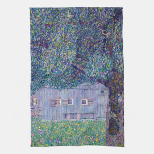 Gustav Klimt - Bauernhaus in Oberösterreich Geschirrtuch