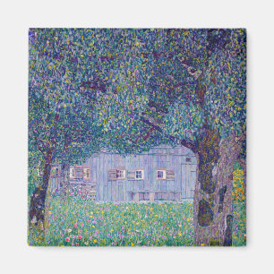 Gustav Klimt - Bauernhaus in Oberösterreich Magnet