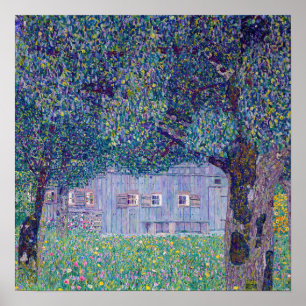 Gustav Klimt - Bauernhaus in Oberösterreich Poster