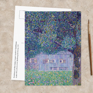 Gustav Klimt - Bauernhaus in Oberösterreich Postkarte