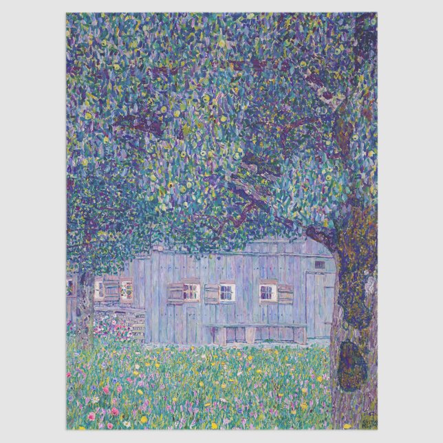 Gustav Klimt - Bauernhof in Oberösterreich Seidenpapier (Von Creator hochgeladen)