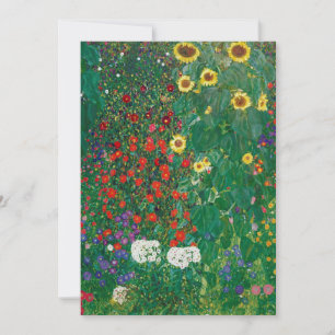 Gustav Klimt - Bauernhof mit Sonnenblumen
