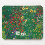 Gustav Klimt - Bauernhof mit Sonnenblumen Mousepad<br><div class="desc">Gustav Klimt - Bauernhof mit Sonnenblumen</div>