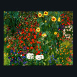 Gustav Klimt - Bauernhof mit Sonnenblumen Poster<br><div class="desc">Kunstmalerei von Gustav Klimt,  Bauernhof mit Sonnenblumen</div>