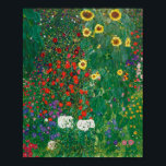 Gustav Klimt - Bauernhof mit Sonnenblumen Poster<br><div class="desc">Gustav Klimt - Bauernhof mit Sonnenblumen</div>