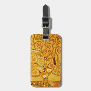 Gustav Klimt Baum des Lebens: Art Nouveau Symbolis Gepäckanhänger