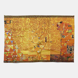 Gustav Klimt Baum des Lebens: Art Nouveau Symbolis Küchentuch