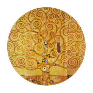 Gustav Klimt Baum des Lebens: Art Nouveau Symbolis Schneidebrett