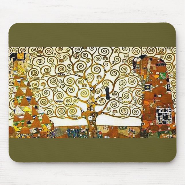 Gustav Klimt , "Baum des Lebens" Mousepad (Vorne)