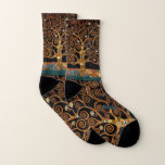 Gustav Klimt, Baum des Lebens, Socken<br><div class="desc">Gustav Klimt,  Baum des Lebens,  Socken</div>