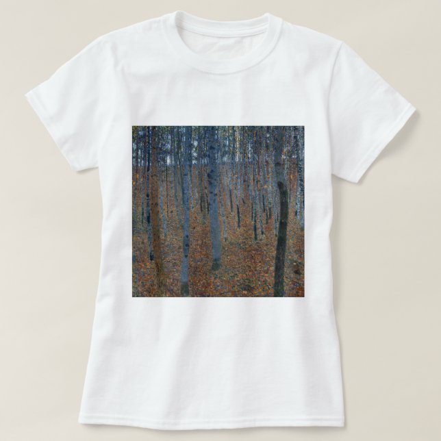 Gustav Klimt Beech Grove Gallery T-Shirt (Design vorne)