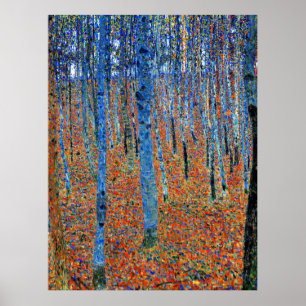 Gustav Klimt, Beech Grove I Poster