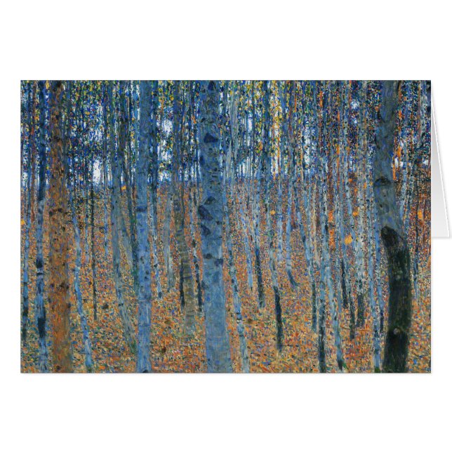 Gustav Klimt Beech Tree Forest Grove (Vorderseite (Horizontal))