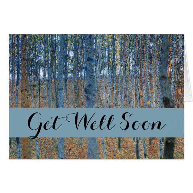 Gustav Klimt Beech Tree Forest Grove (Vorderseite (Horizontal))