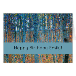 Gustav Klimt Beech Tree Forest Grove