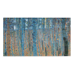 Gustav Klimt Beech Tree Forest Grove Namenschild