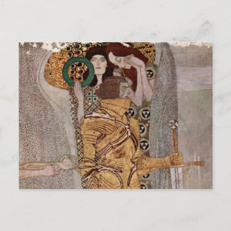 Gustav Klimt ~ Beethovenfries Postcard Postkarte