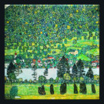 Gustav Klimt - Bergbahn bei Unterach Fotodruck<br><div class="desc">Berghang bei Unterach / Steigung in einem Wald am Attersee - Gustav Klimt,  Öl auf Leinwand,  1916</div>