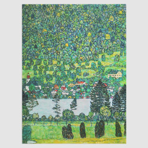 Gustav Klimt - Bergbahn bei Unterach Seidenpapier