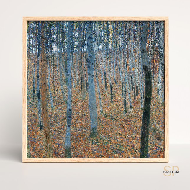 Gustav Klimt Birch Forest I Wohngestaltung Art Pri Poster (Von Creator hochgeladen)