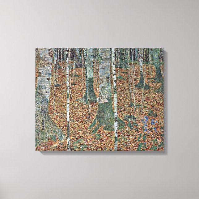 Gustav Klimt - Birch Leinwanddruck (Vorderseite)