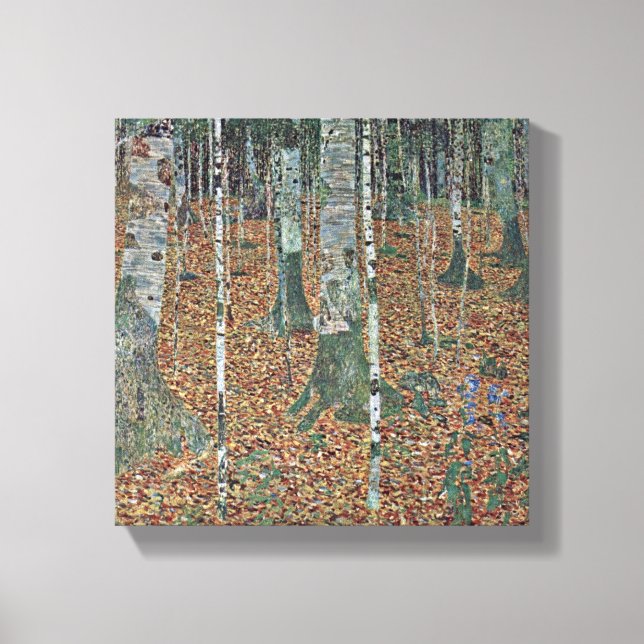 Gustav Klimt - Birch Leinwanddruck (Vorderseite)